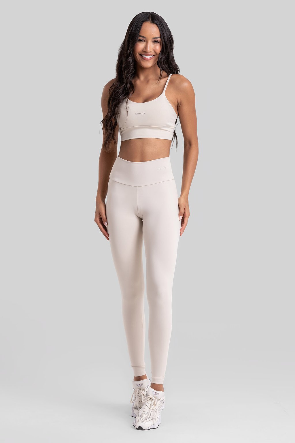 Kit Conjunto Fitness Top Duplo com Alcinha + Legging e Short